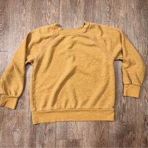 prAna Cozy Up Sweatshirt - Women’s Size M - Golden Yellow - DISCONTINUED